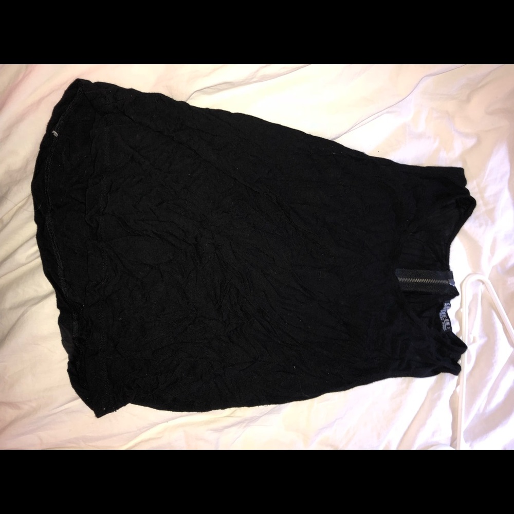 Black tank top